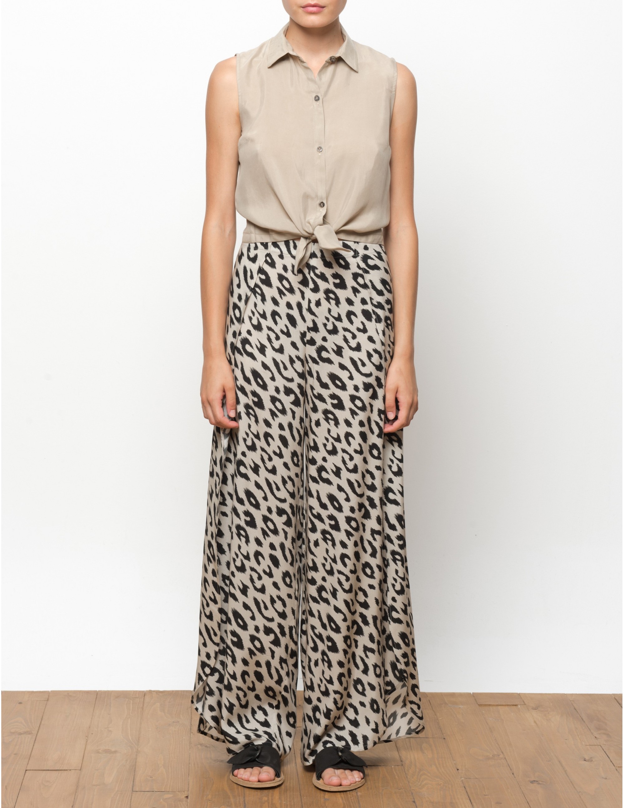 MISALI trousers - Leopard