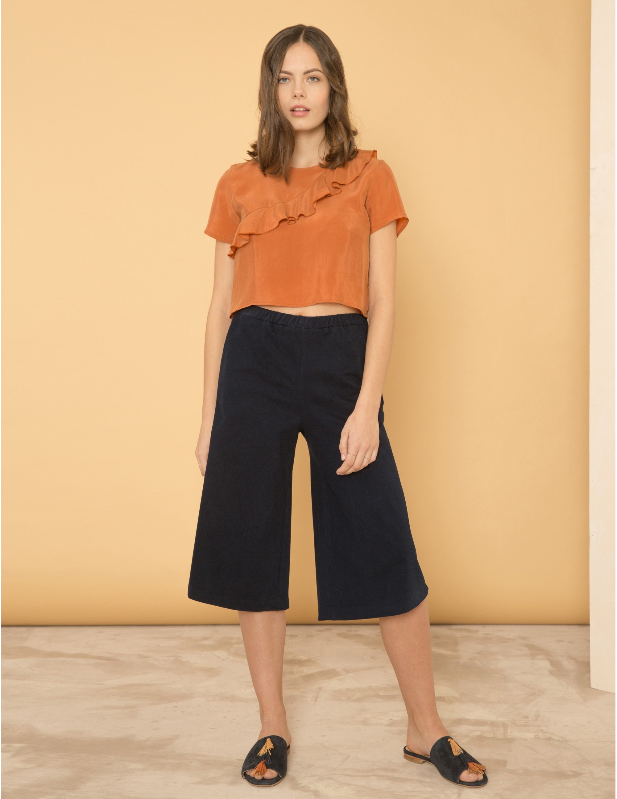 DISTRACTION trousers - BLU NOTTE
