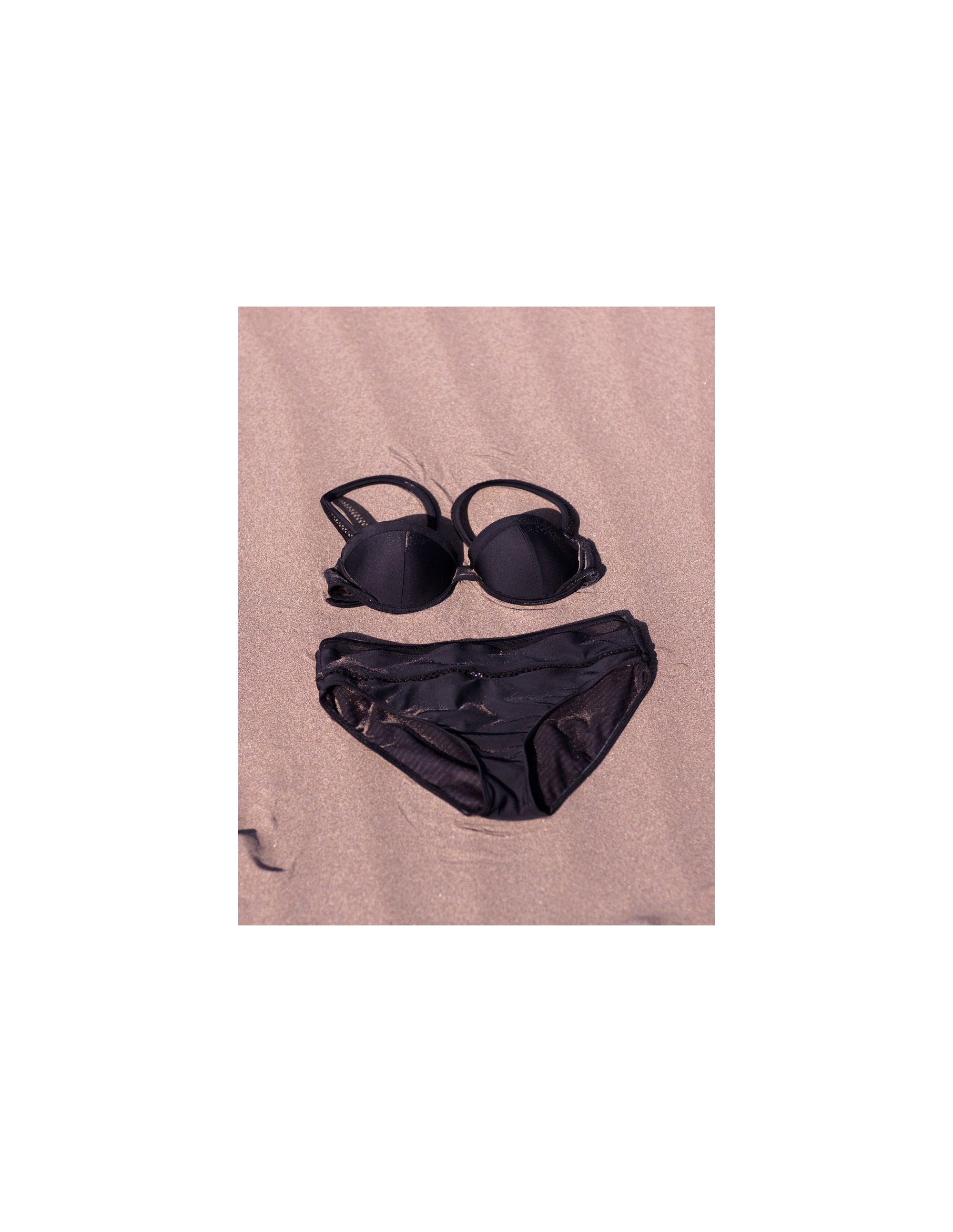 SIMOS bikini bottom - MATTE BLACK